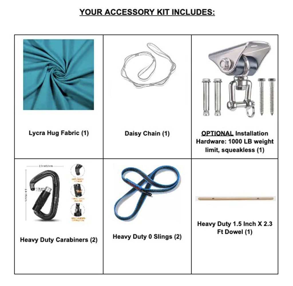 Kanga Pouch Sensory Swing© | Accessory Kit