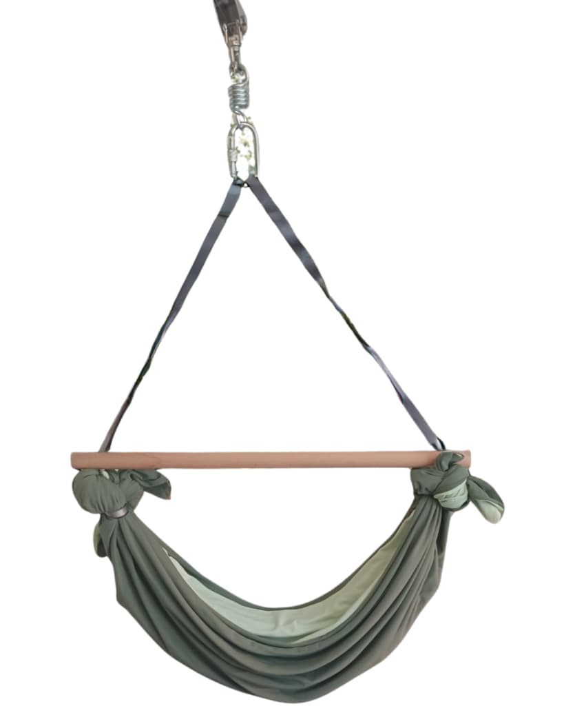 Wombat Pouch sensory swing for autism and ADHD home setup